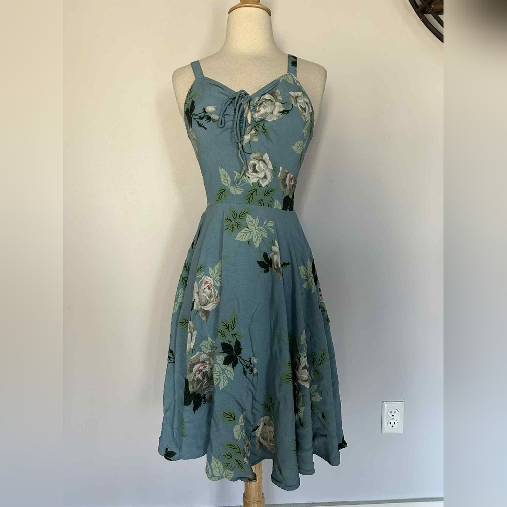 Trashy Diva Blue Floral Midi Dress